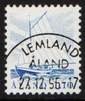 Kalastajavene 1,10mk sininen - Lemland 27.12.95 (esimerkkikuva)