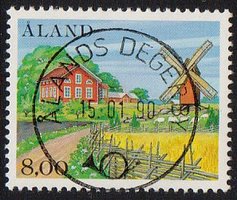 Åland nature 8,00 - Rural landscape - Ålands Degerby 15.01.90 (sample image)