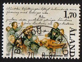 Kunnalliskokous vuonna 1917 - Brändö Åland 20.8.87 (esimerkkikuva)