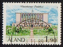 Maarianhaminan kaupungintalo - Mariehamn 3.11.89 (esimerkkikuva)