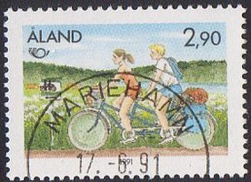 Pohjola turismi 2,90 Pyöräretkeily - Mariehamn 17.6.91 (esimerkkikuva)