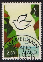 Eurooppa CEPT rauha ja vapaus 2,80 - Mariehamn 1.11.95 (esimerkkikuva)