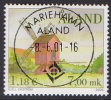 Tuulimyllyjä 7,00 - Hirsimylly - Mariehamn 8.6.01 (esimerkkikuva)