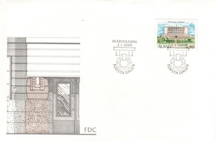 Maarianhaminan kaupungintalo FDC (esimerkkikuva)