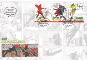 Ahvenanmaalaisia supersankareita (3) FDC (esimerkkikuva)