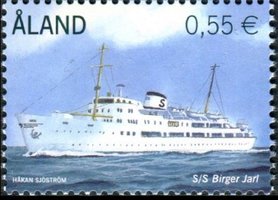 Matkustajalauttoja - 0,05 s/s Birger Jarl (esimerkkikuva)