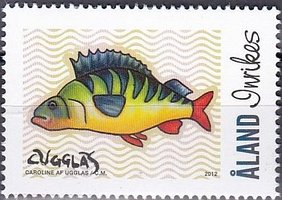Minun postimerkkini - Minun Ahvenanmaani ahven (esimerkkikuva)