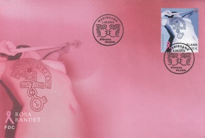 Roosa nauha FDC (esimerkkikuva)