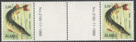 Kaloja 2,00 Hauki välilöpari numerolla (esimerkkikuva)