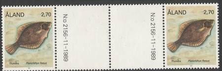 Kaloja 2,70 Kampela välilöpari numerolla (esimerkkikuva)