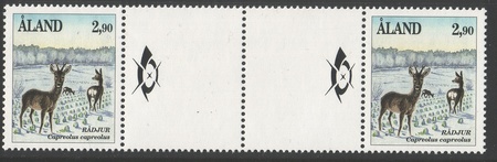 Nisäkkäitä 2,90 Metsäkauris välilöpari + logo (esimerkkikuva)