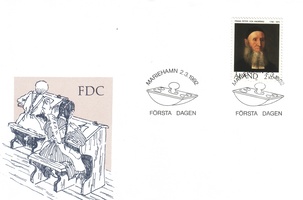 Frans Peter von Knorring (1792 - 1875), kirkkoherra FDC (esimerkkikuva)