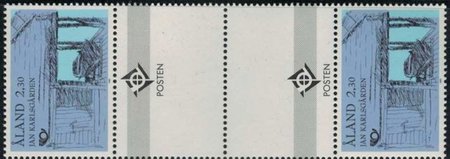 Jan Karlsgarden Museo 2,30 Venevaja välilöpari logolla (esimerkkikuva)