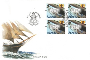 ATM 9 200, 240, 290, 340 p (08.09.1997) Mneme FDC (sample image)