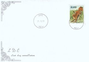 Nisäkkäitä 2/3 Orava - Åva 27.5.1991 LD(C) (esimerkkikuva)