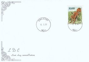 Nisäkkäitä 2/3 Orava - Emkarby 10.5.1991 LD(C) (esimerkkikuva)