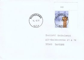 Aland historic serie 2/3 Bronze Staff of Finby- Mariehamn 14.8.1991 (sample image)