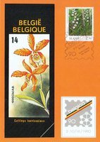 Näyttelykortti 35 Bryssel 2–10.6.1990, Belgica 90 (esimerkkikuva)
