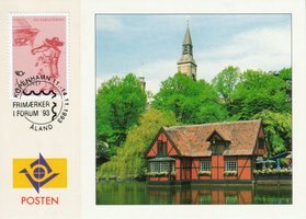 Exhibition maxi card 52 Köpenhamn 11–14.11.1993, Frimærker i Forum (sample image)