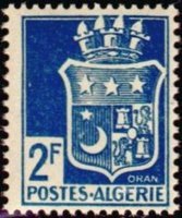 Arms of Oran 2fr perf. 14 (esimerkkikuva)