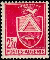 Arms of Constantine 2,40fr perf. 14 (esimerkkikuva)