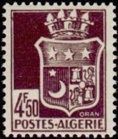 Arms of Oran 4,50fr perf. 14 (esimerkkikuva)