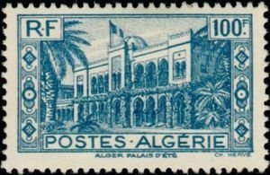 Summer Palace, Algiers 100 fr (esimerkkikuva)
