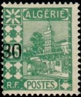 Sidi Abderahmane Mosque 30c n 25c Surcharged (sample image)