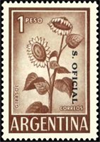 Sunflower 1c brown (s. oficiale) (esimerkkikuva)