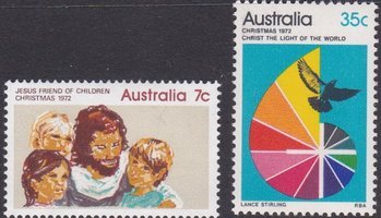 Christmas postage stamps 1972 (2) (esimerkkikuva)