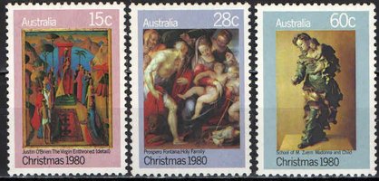 Christmas postage stamps 1980 (3) (esimerkkikuva)