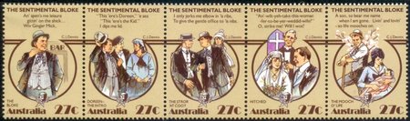 Australian Folklores (strip of 5) (esimerkkikuva)