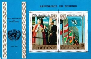 25th Anniv. of the UN (Souvenir sheet of 2) (esimerkkikuva)