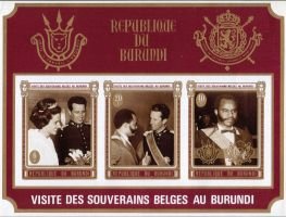 Visit of the King and Queen of Belgium (Souvenir sheet of 3) B (esimerkkikuva)