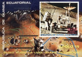 Apollo 15 Souvenir sheet (esimerkkikuva)