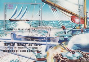 Trans Atlantica sailing regatta Souvenir sheet (esimerkkikuva)