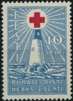 Red Cross 1931 - 10 + 3 s Light blue (esimerkkikuva)