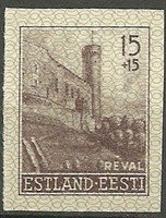 Castle Tower in Tallinn (Reval) 15+15 Unperforated (sample image)