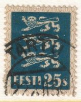 Coat of arms 25s blue - Tartu 22.XII.36 (esimerkkikuva)