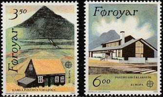 Europa CEPT 1990 - Post offices (2) (esimerkkikuva)