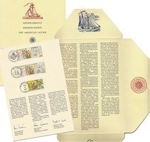 Postin lajitelma: Amerikankirje 29.3.1988 Suomi-Ruotsi-USA (FDC) (esimerkkikuva)