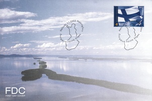 Flag of Finland FDC (sample image)