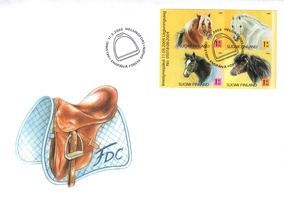 Poneja (4) FDC (esimerkkikuva)