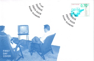 TV-toiminta 50 vuotta FDC (esimerkkikuva)