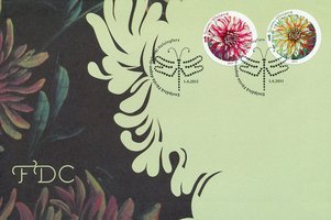 Dahlias (2) FDC (sample image)