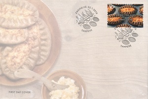Karjalanpiirakka FDC (esimerkkikuva)