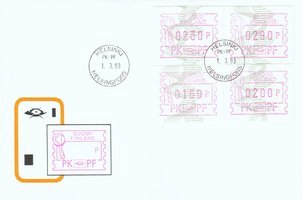 ATM 14 PK-PF 1 160, 200, 230, 290 p (01.03.1993) (esimerkkikuva)