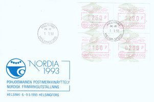 ATM 17 Nordia 1993 160, 200, 230, 290 p (01.03.1993) (sample image)