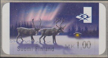 ATM 38 Reindeers 3,00 mk nice Helsinki 10 3.11.2000 (sample image)