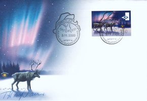 ATM 38 Reindeers 3,50 mk (03.11.2000) (sample image)